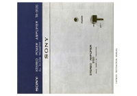 Sony TA-3120 - Owners Manual 